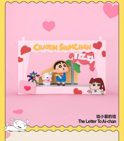 POPMART Crayon Shin - chan Life Theater Series Blind - box Scene Figurines: Toys & Gifts
