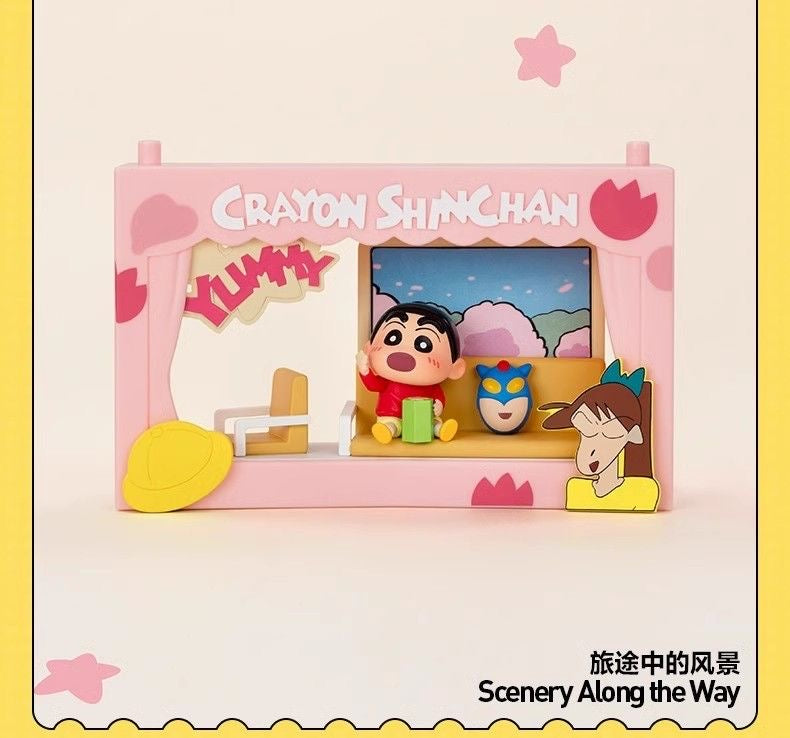 POPMART Crayon Shin - chan Life Theater Series Blind - box Scene Figurines: Toys & Gifts