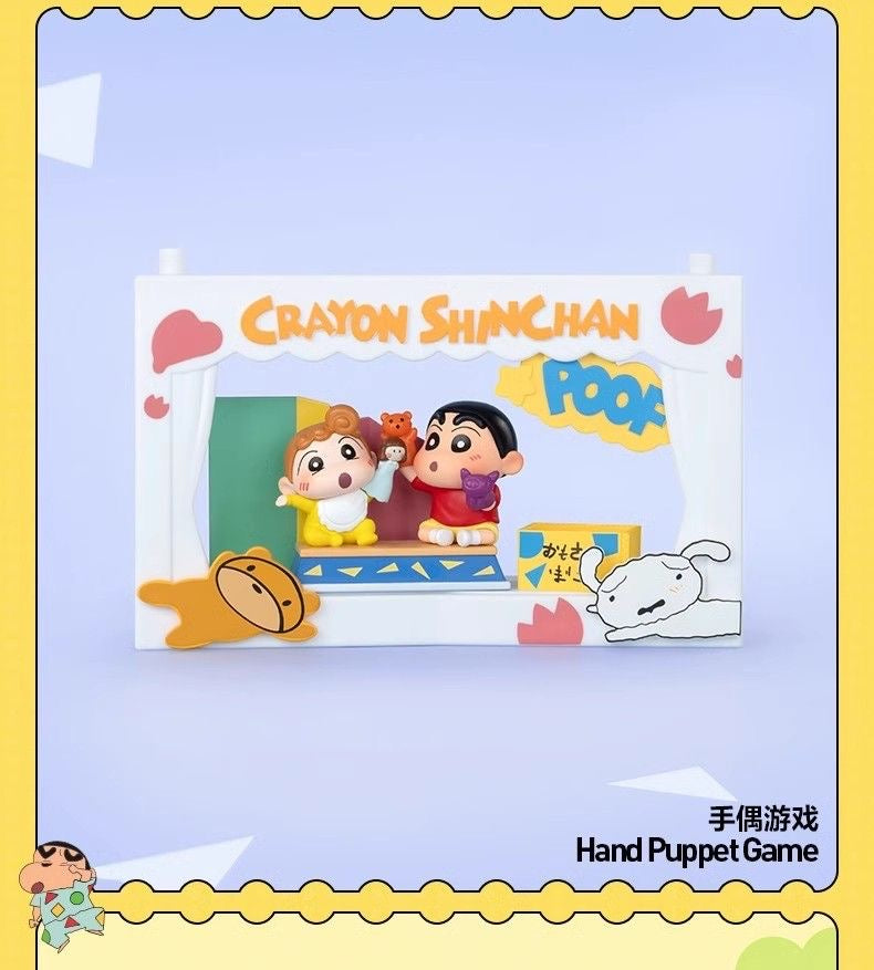 POPMART Crayon Shin - chan Life Theater Series Blind - box Scene Figurines: Toys & Gifts