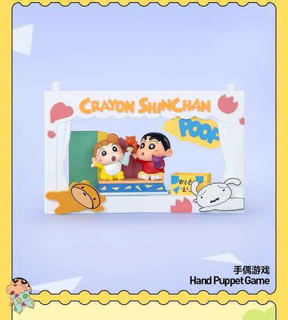 POPMART Crayon Shin - chan Life Theater Series Blind - box Scene Figurines: Toys & Gifts