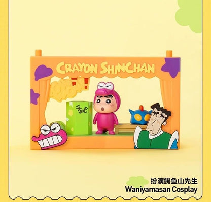 POPMART Crayon Shin - chan Life Theater Series Blind - box Scene Figurines: Toys & Gifts