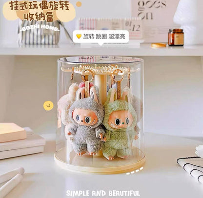 Labubu Hanging Display Box - Rotating Mystery Box Storage