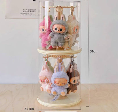 Labubu Hanging Display Box - Rotating Mystery Box Storage