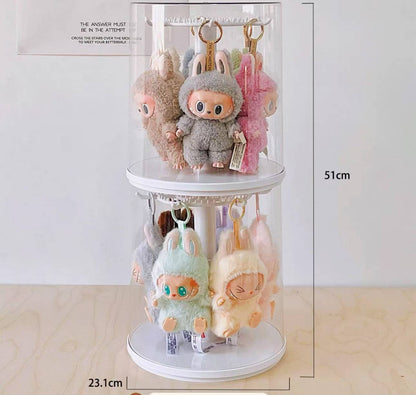 Labubu Hanging Display Box - Rotating Mystery Box Storage