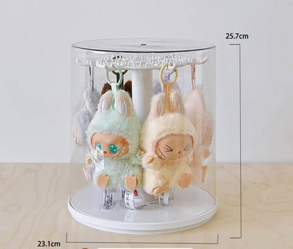 Labubu Hanging Display Box - Rotating Mystery Box Storage