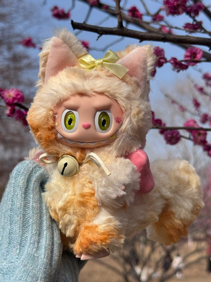 LABUBU X Mango Cheese Cat Retrofit Design Pendants