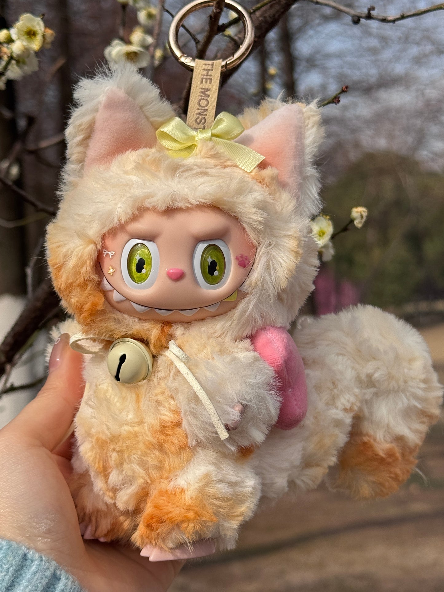 LABUBU X Mango Cheese Cat Retrofit Design Pendants