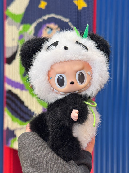 LABUBU X Bamboo Forest Panda Retrofit Design Pendants
