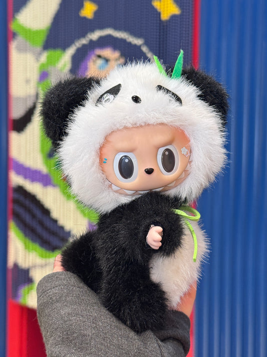 LABUBU X Bamboo Forest Panda Retrofit Design Pendants