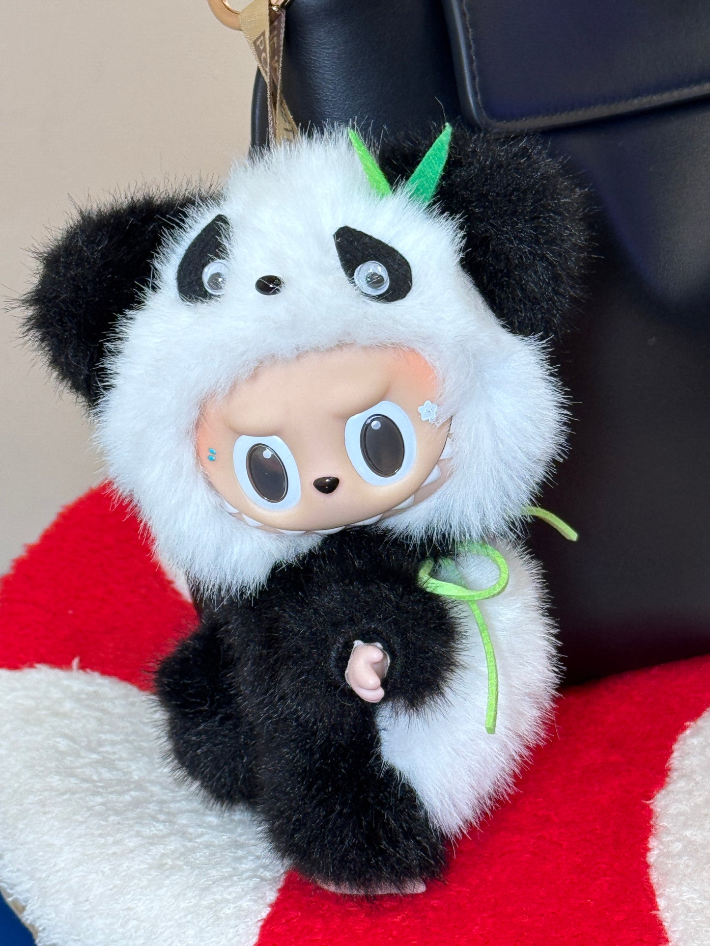 LABUBU X Bamboo Forest Panda Retrofit Design Pendants