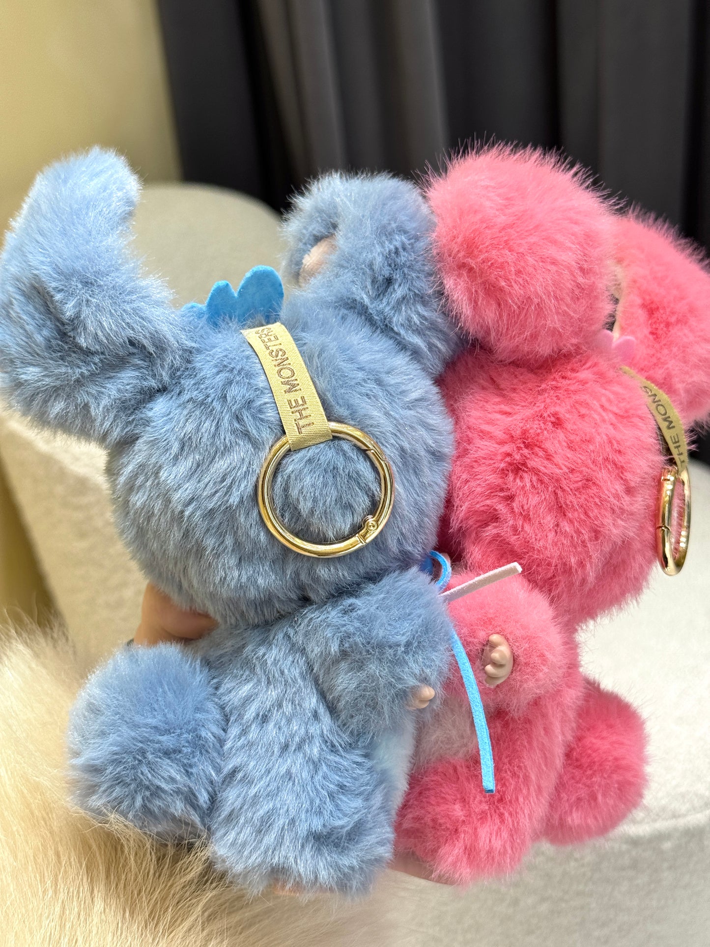 LABUBU X Stitch and Angel Retrofit Design Pendants