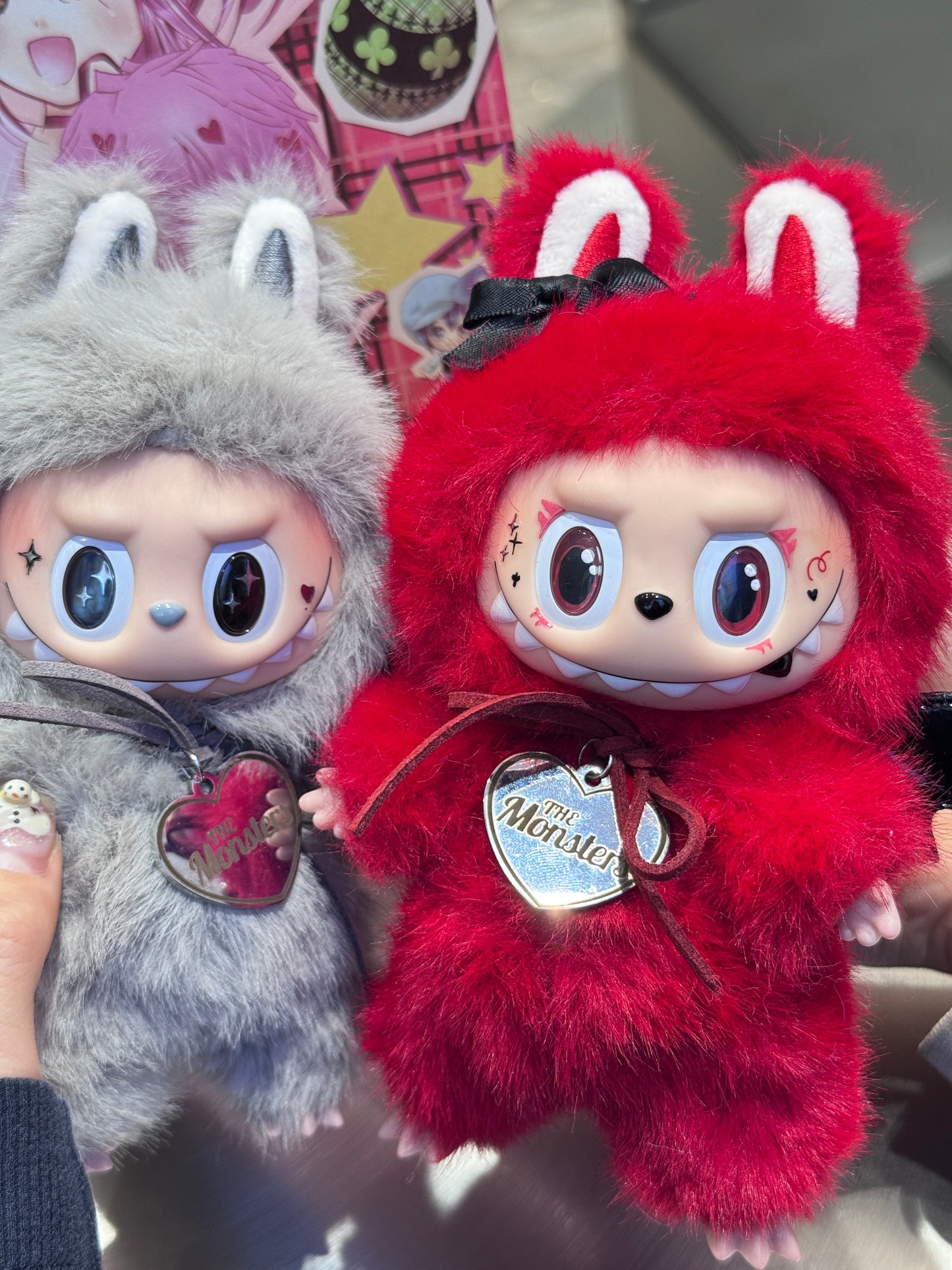 LABUBU X Stitch and Angel Retrofit Design Pendants