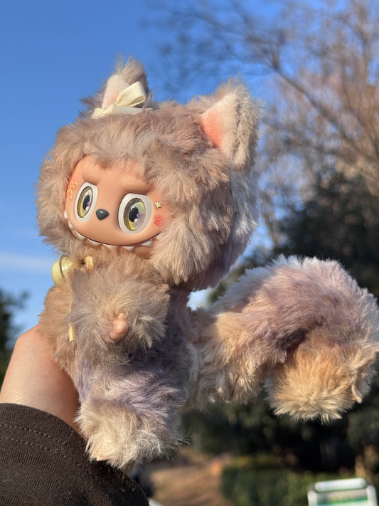 Handmade LABUBU Little Cheese Kitten Doll - Authentic Redesign