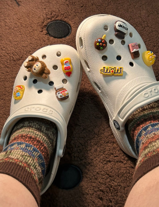 LABUBU Cro*s Charms - Cute Removable Shoe Clips