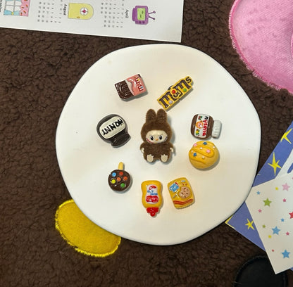 LABUBU Cro*s Charms - Cute Removable Shoe Clips