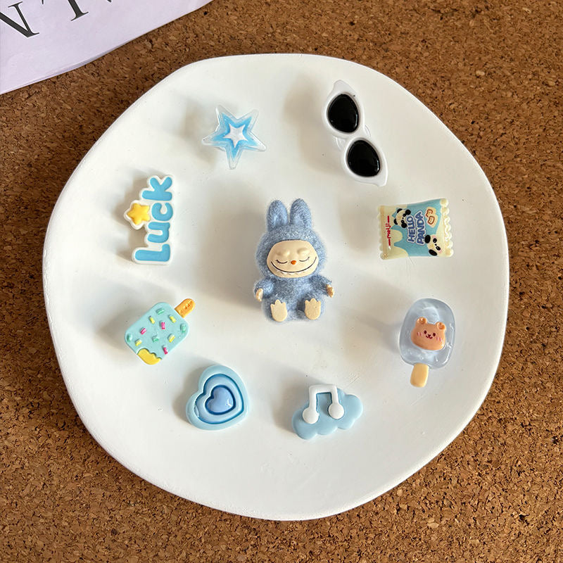 LABUBU Cro*s Charms - Cute Removable Shoe Clips