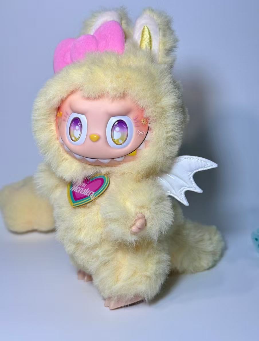 LABUBU Authentic｜Handmade Pastel Yellow Edition