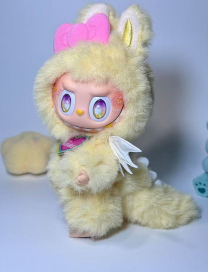 LABUBU Authentic｜Handmade Pastel Yellow Edition