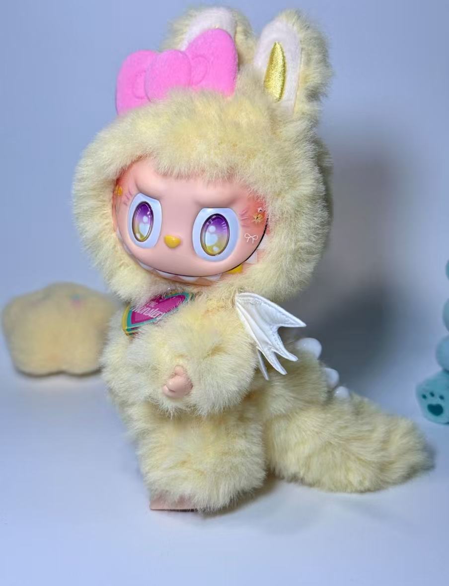 LABUBU Authentic｜Handmade Pastel Yellow Edition