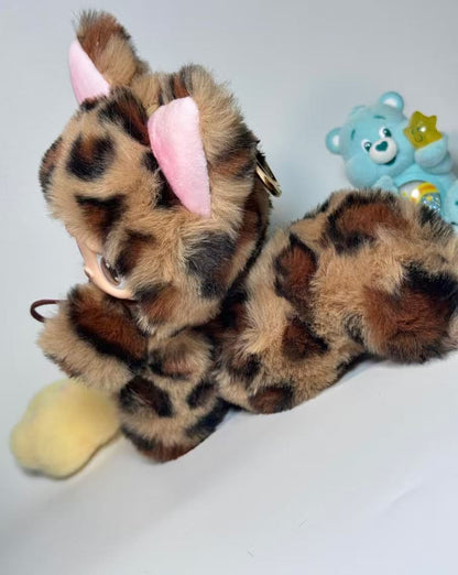 LABUBU Authentic｜Handmade Pink-Eared Leopard Edition