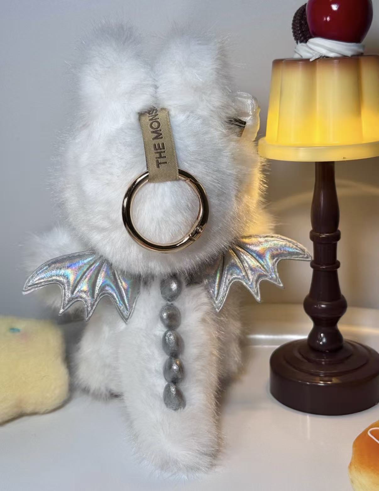 LABUBU Authentic｜Handmade Frosted Silver Angel Edition