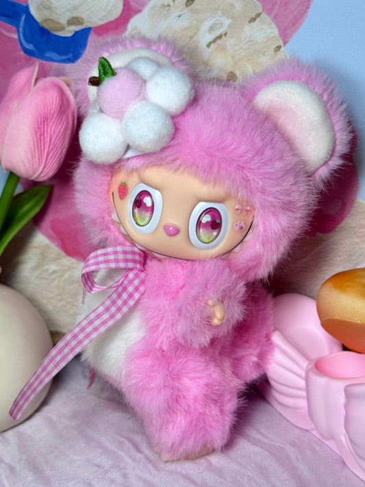 LABUBU Authentic｜Handmade Pink Mangosteen Edition