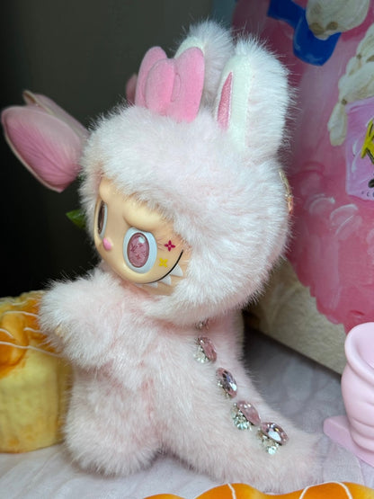 LABUBU Authentic｜Handmade Pink Angel Edition