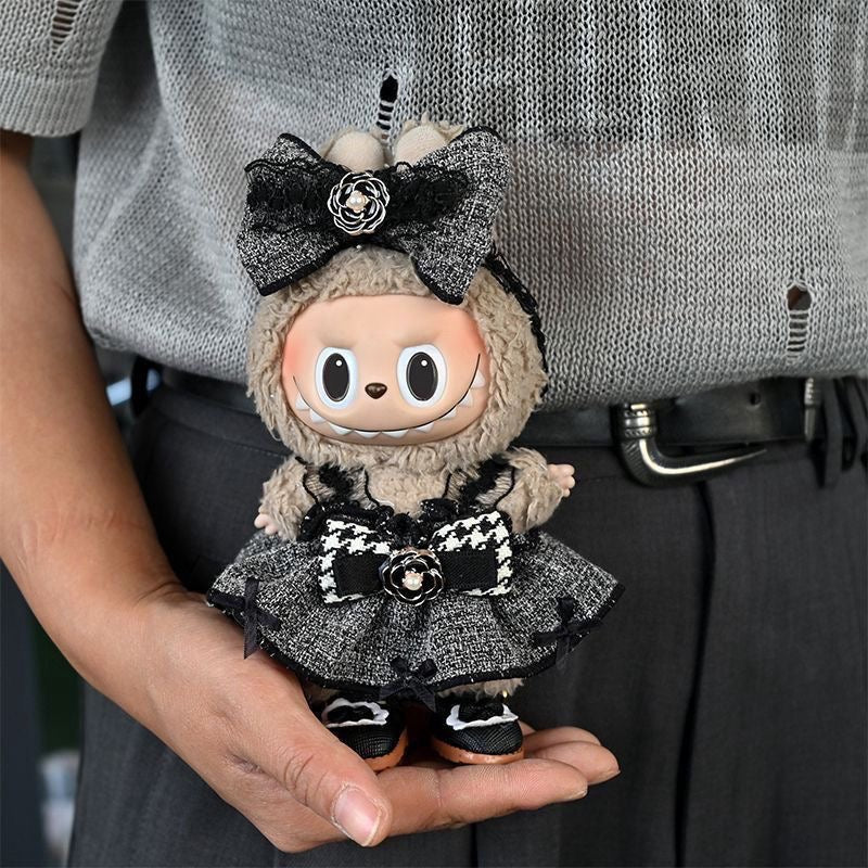 LABUBU Black Dress Outfit | Doll Clothes