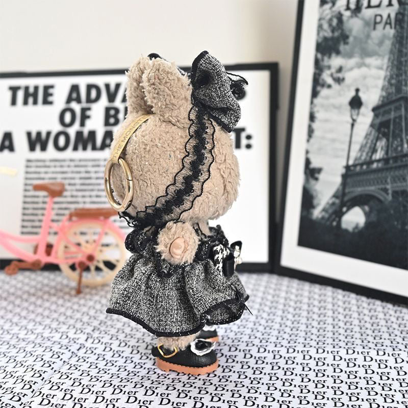 LABUBU Black Dress Outfit | Doll Clothes