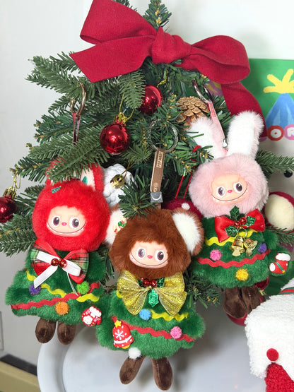 LABUBU X Santa Claus Retrofit Design Bunny Pendant