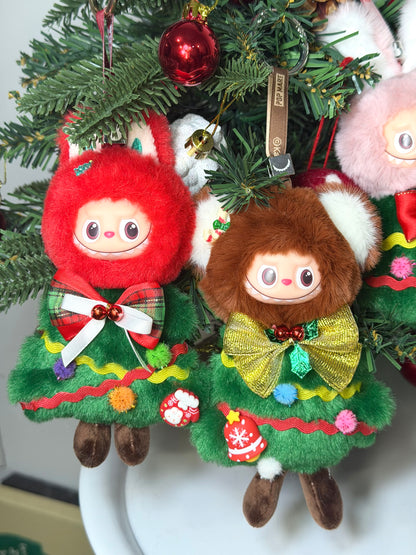 LABUBU X Santa Claus Retrofit Design Bunny Pendant