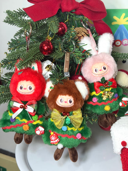 LABUBU X Santa Claus Retrofit Design Bunny Pendant