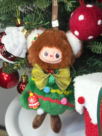 LABUBU X Santa Claus Retrofit Design Bunny Pendant