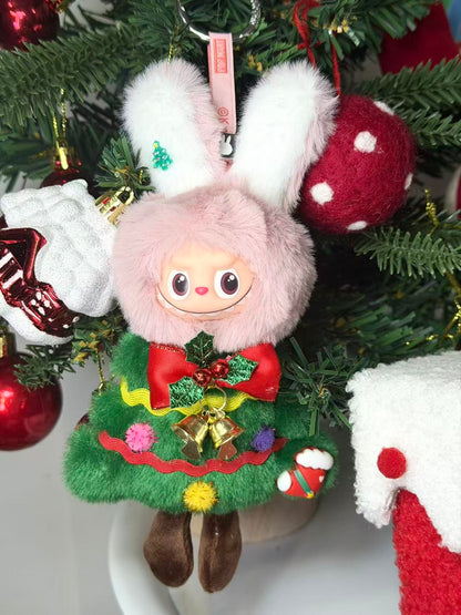 LABUBU X Santa Claus Retrofit Design Bunny Pendant