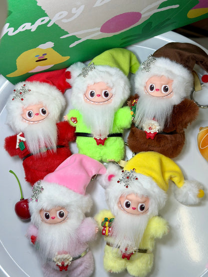 LABUBU X Santa Claus Retrofit Design Pendants