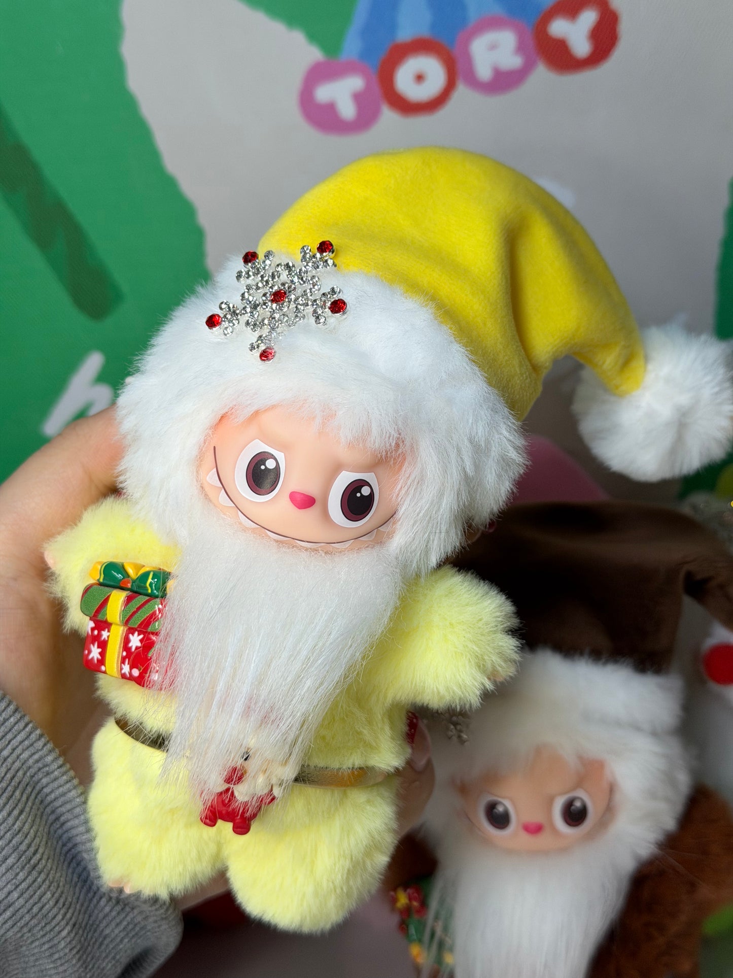 LABUBU X Santa Claus Retrofit Design Pendants