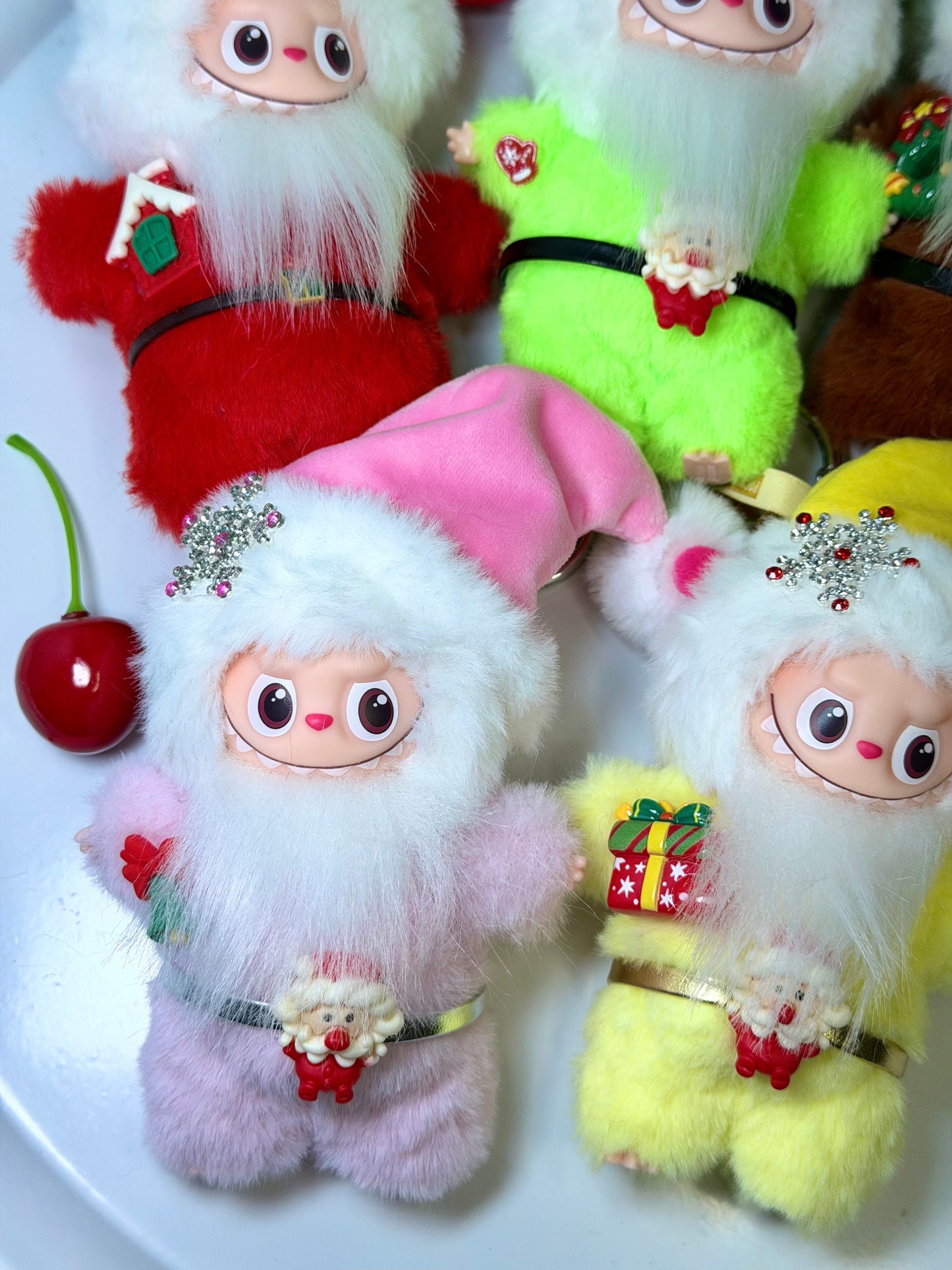 LABUBU X Santa Claus Retrofit Design Pendants