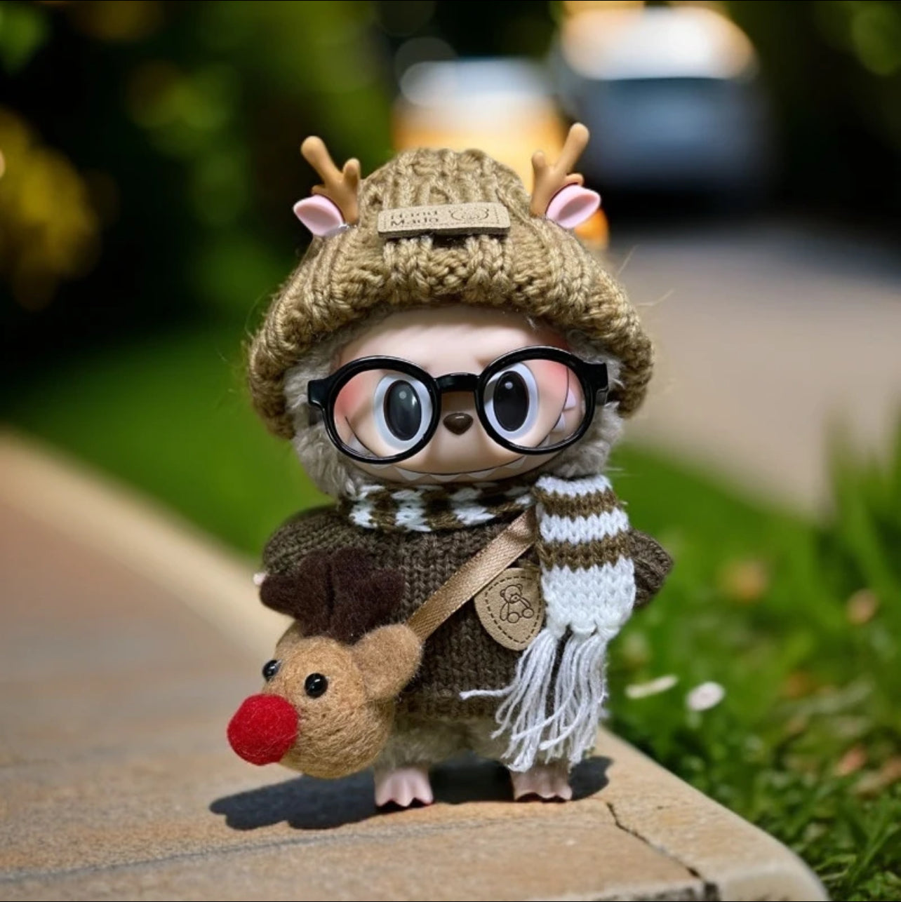 Cute Deer Labubu Doll Clothes