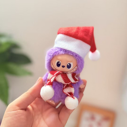 Labubu Mini 4.0 Christmas Cape | Reindeer Elf Cloak Outfit