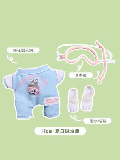 LABUBU Doll clothes Diving suit
