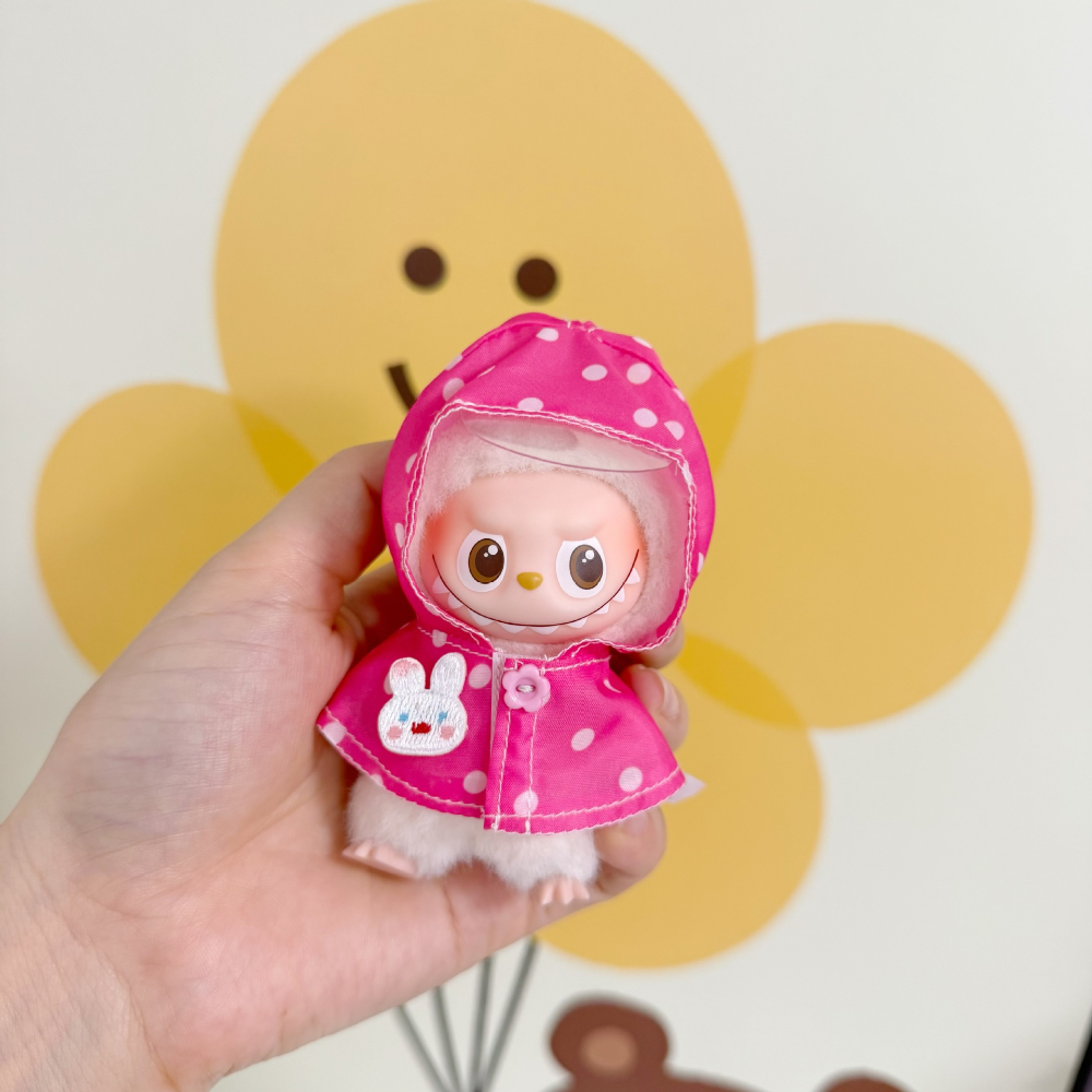 Labubu Mini 4.0 Christmas Cape | Reindeer Elf Cloak Outfit