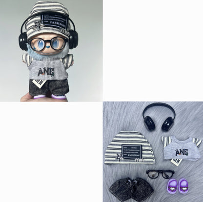 Labubu Doll Outfit | Grey Set