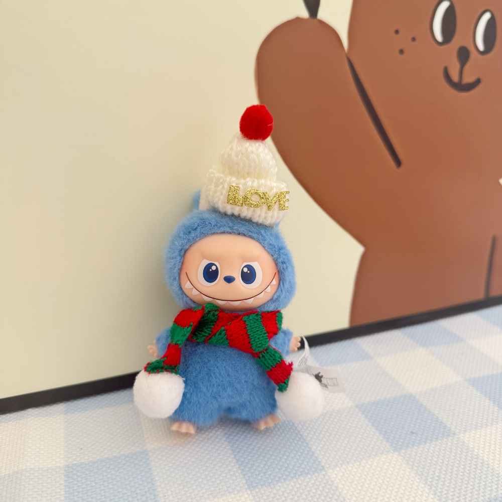 Labubu Mini 4.0 Christmas Cape | Reindeer Elf Cloak Outfit