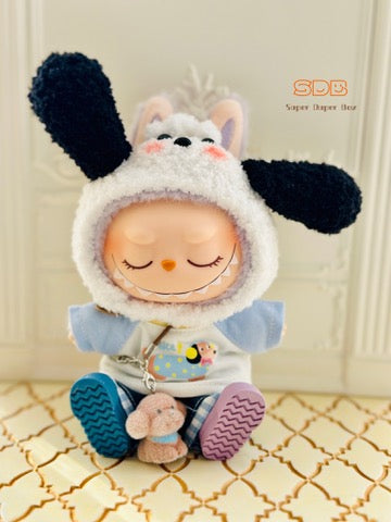 Labubu Doll Clothes Pacha Dog Set