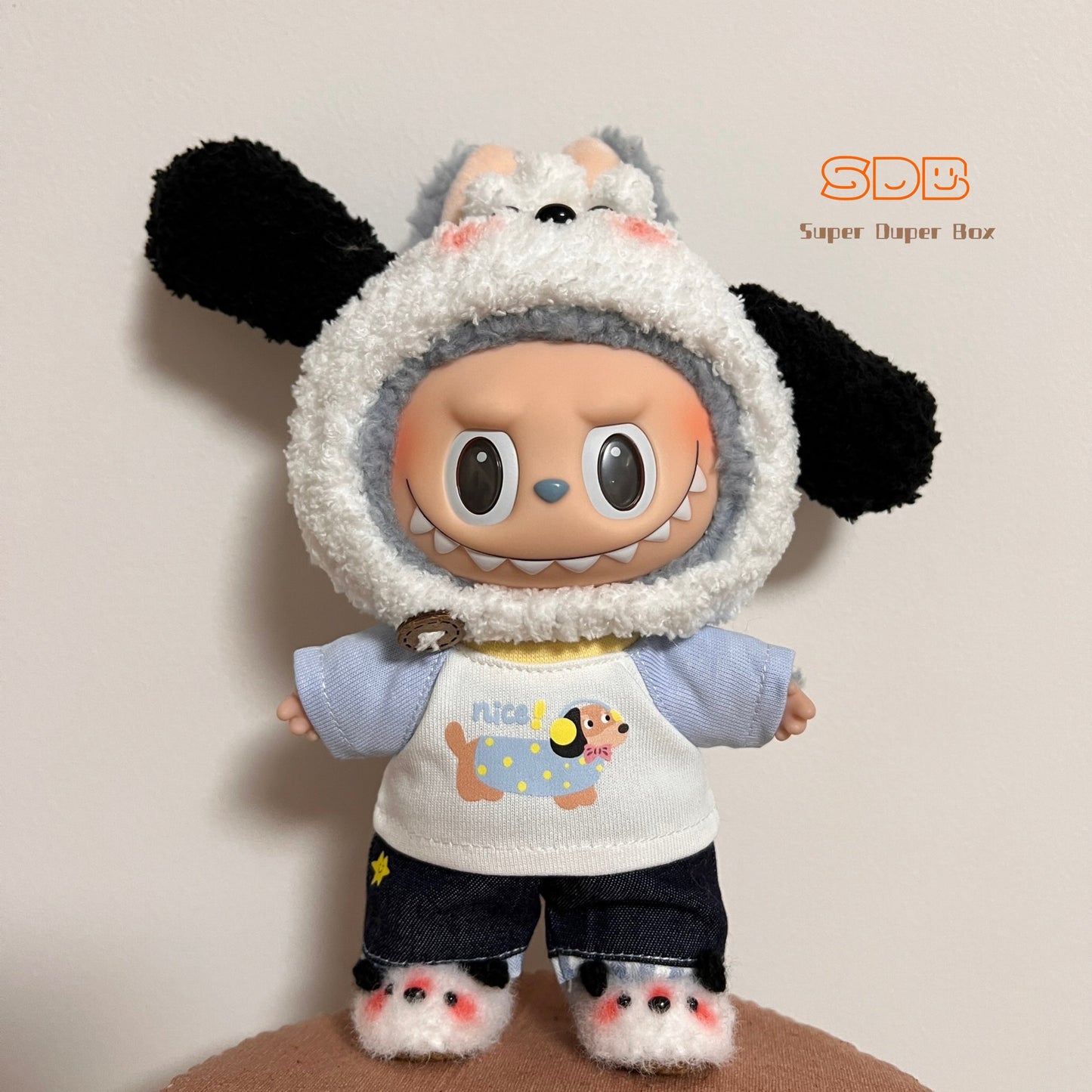 Labubu Doll Clothes Pacha Dog Set