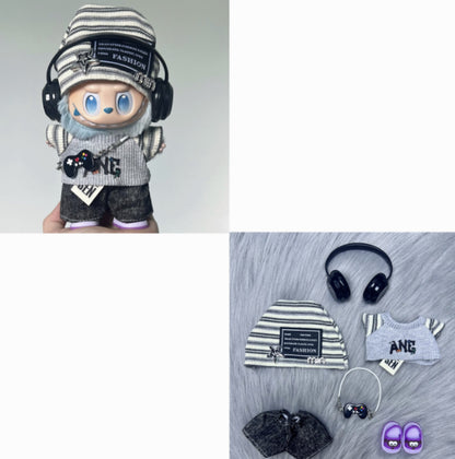 Labubu Doll Outfit | Grey Set