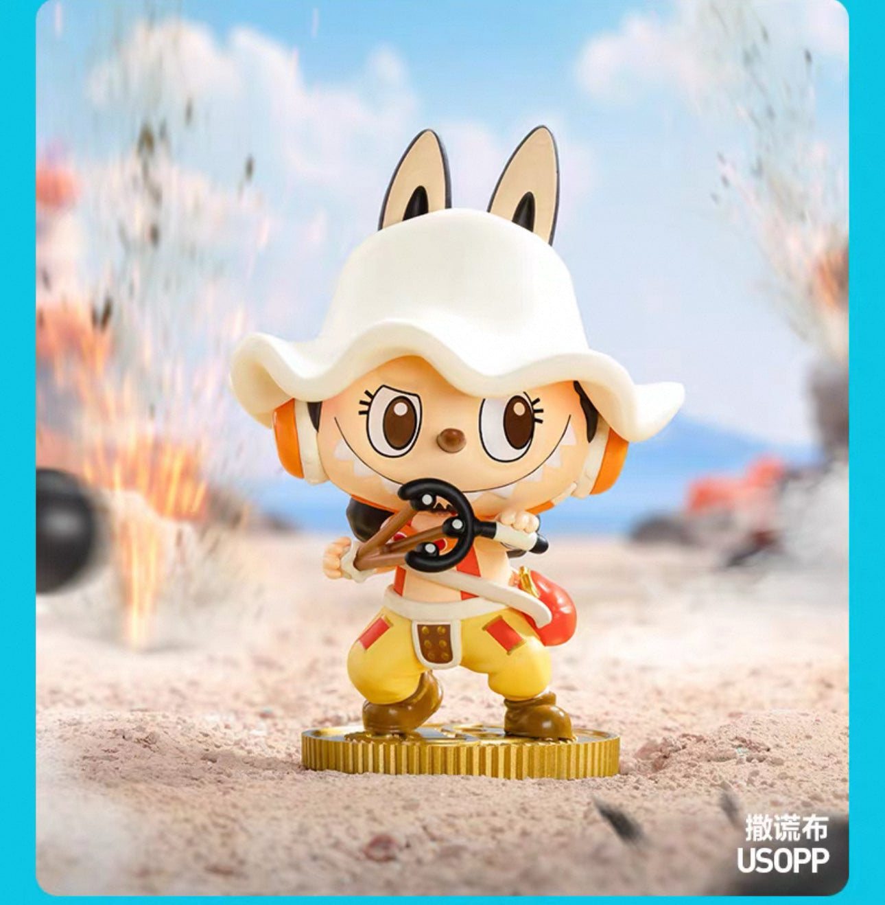 POPMART Labubu One Piece Collaboration Luffy Mystery Box Figure