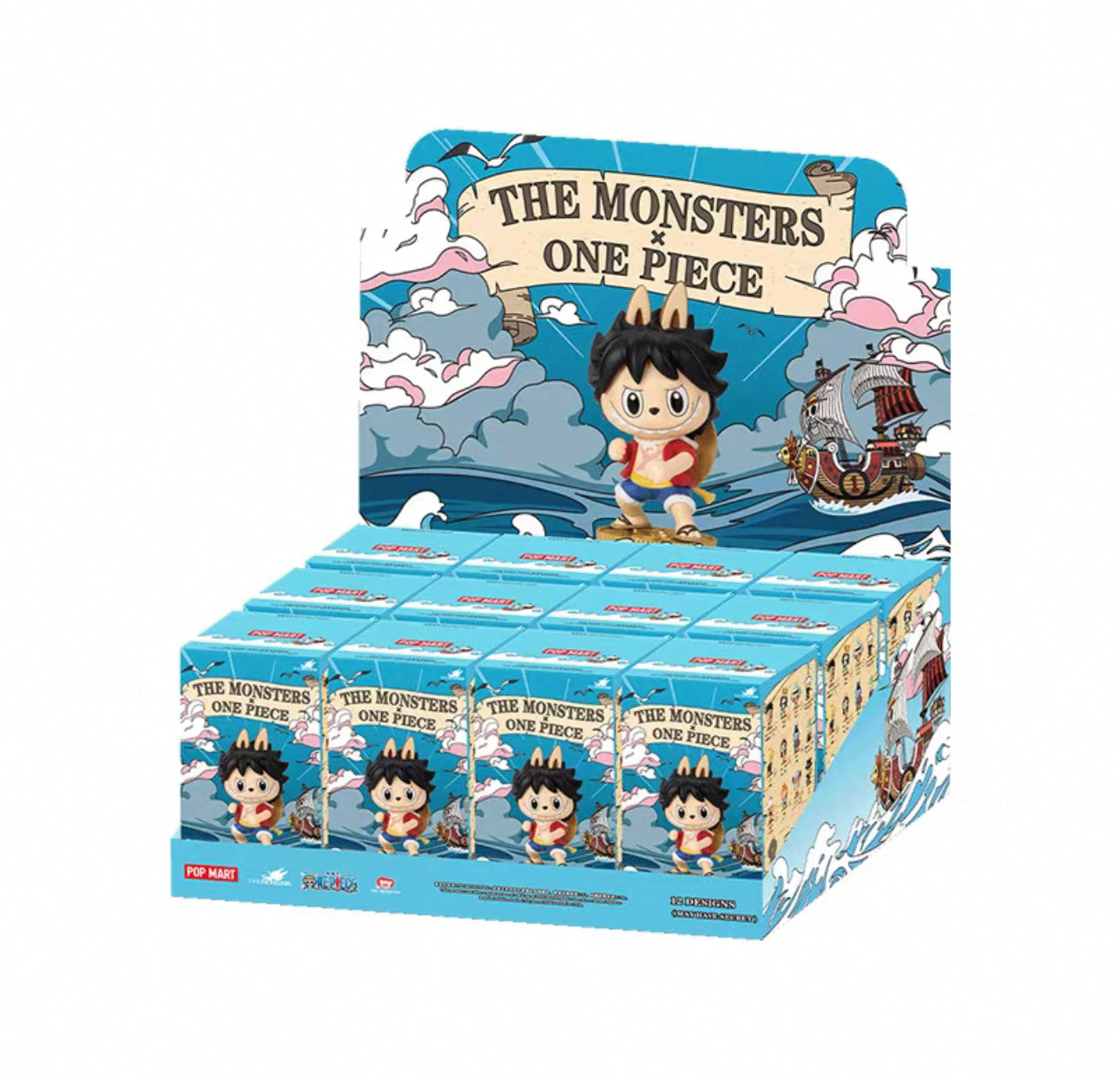 POPMART Labubu One Piece Collaboration Luffy Mystery Box Figure