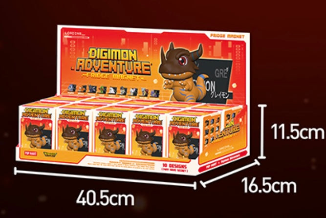 Digimon refrigerator sticker series of dolls