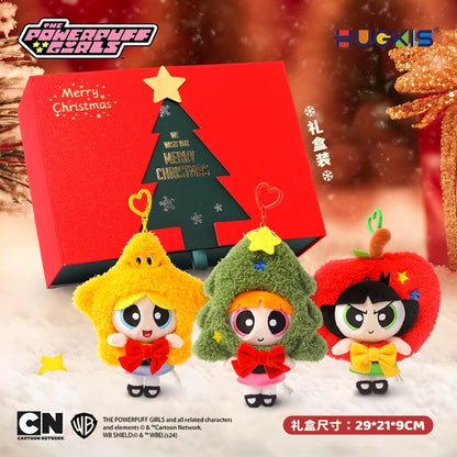 Powerpuff Girls Christmas Series Plush Keychain